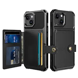 Tough Multi-slot Case iPhone 15 Musta