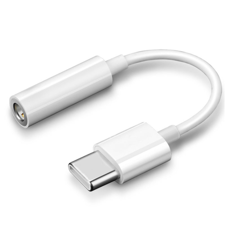 SiGN USB-C til 3.5 mm AUX adapter, Hvit
