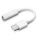 USB-C 3.5 mm adapteri Valkoinen