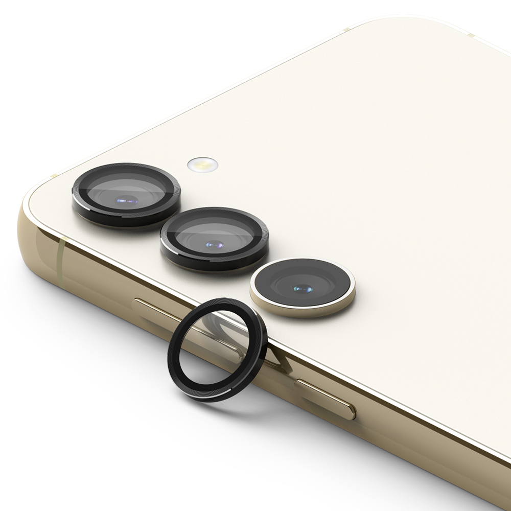 Ringke Camera Lens Frame Glass Samsung Galaxy S23/Galaxy S23 Plus Svart - Kamerabeskytter - Kameralinsedeksel