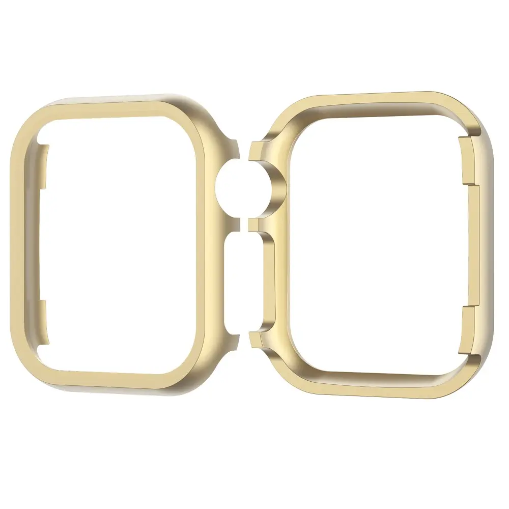 Aluminium skyddsram Apple Watch 45mm Series 9 guld