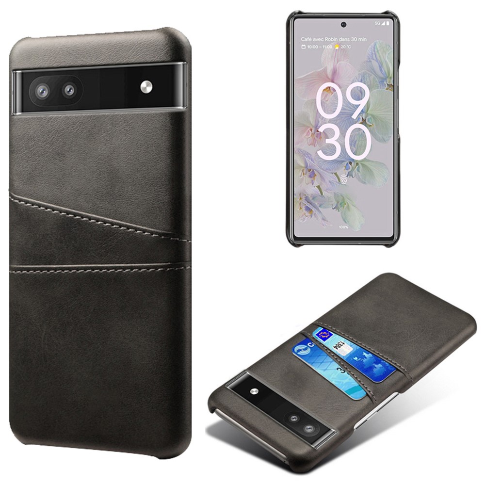 tectTech Card Slots Kuori Google Pixel 6a Musta - Puhelimen kuoret - Paikat korteille