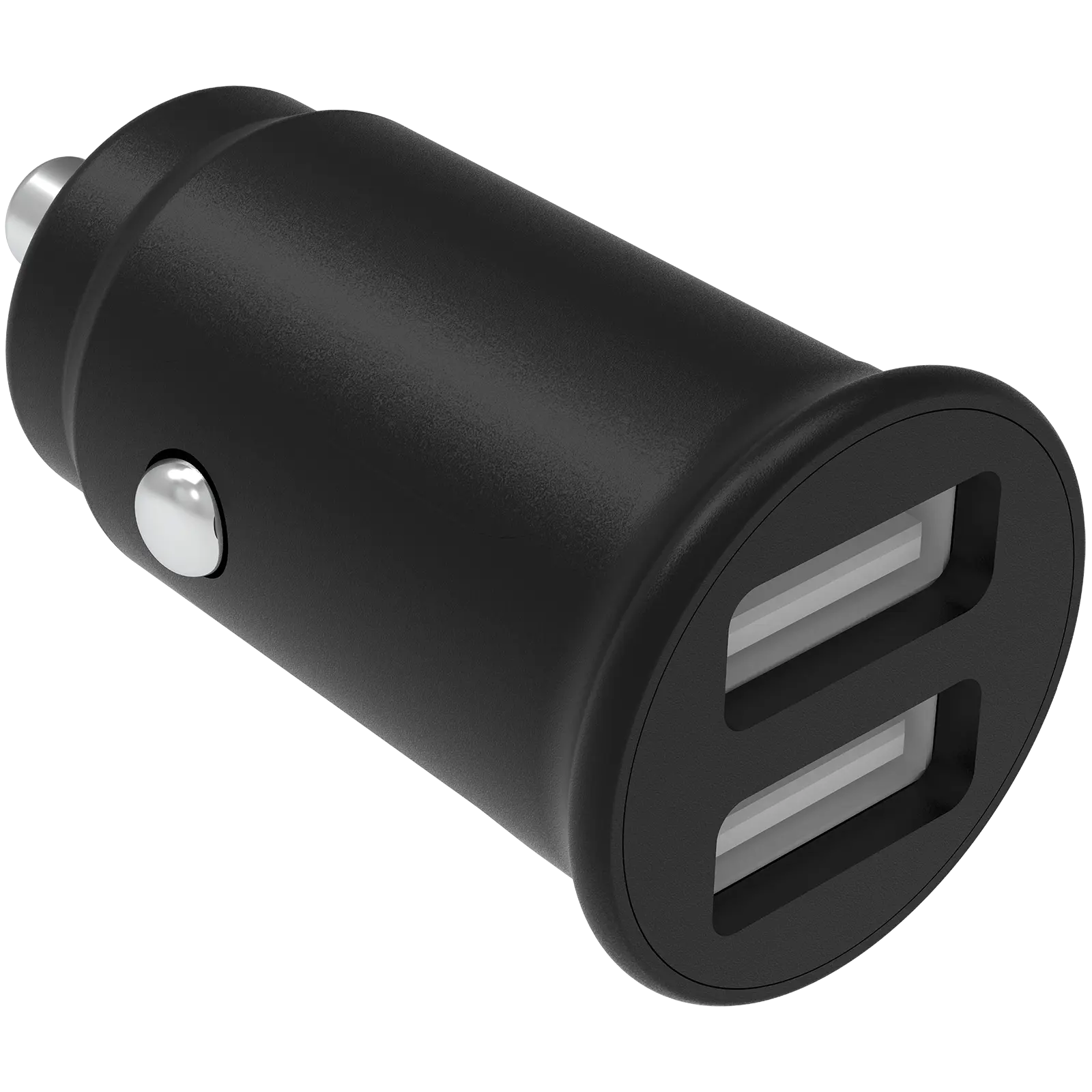 Dual Car Charger 4.8A 12V-24V Black