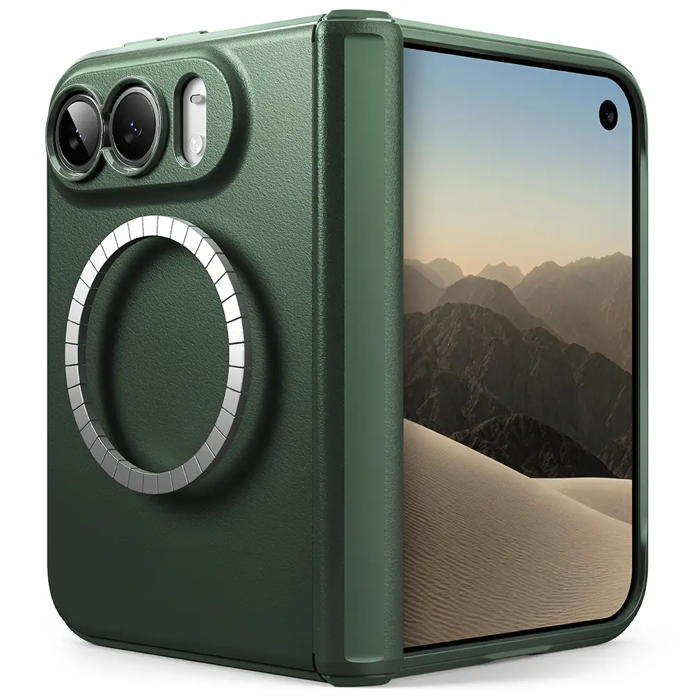 Onyx Flap Magnetic Case iPhone Duo Dark Green