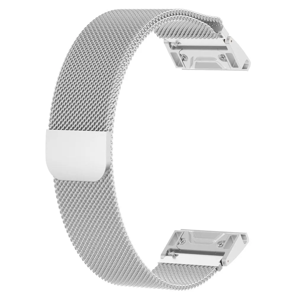 Armband Milanese Garmin Fenix 5/Fenix 5 Plus Silver