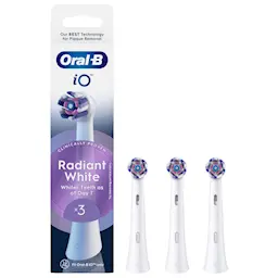 iO Series 6N Radiant White harjaspäät 3-pakkaus, Valkoinen