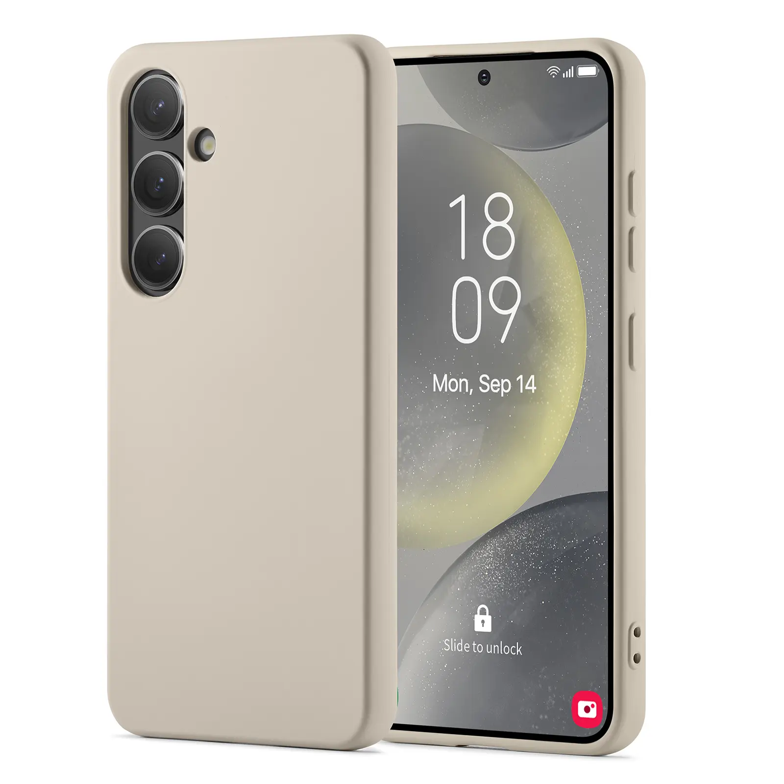 TPU Cover Samsung Galaxy S24 Beige