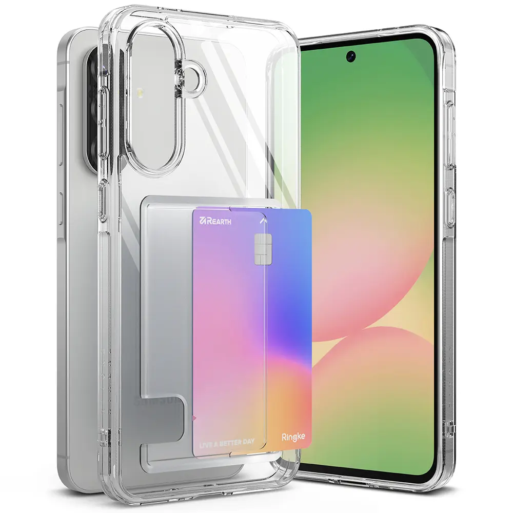 Fusion Card Case Samsung Galaxy A56 Genomskinlig