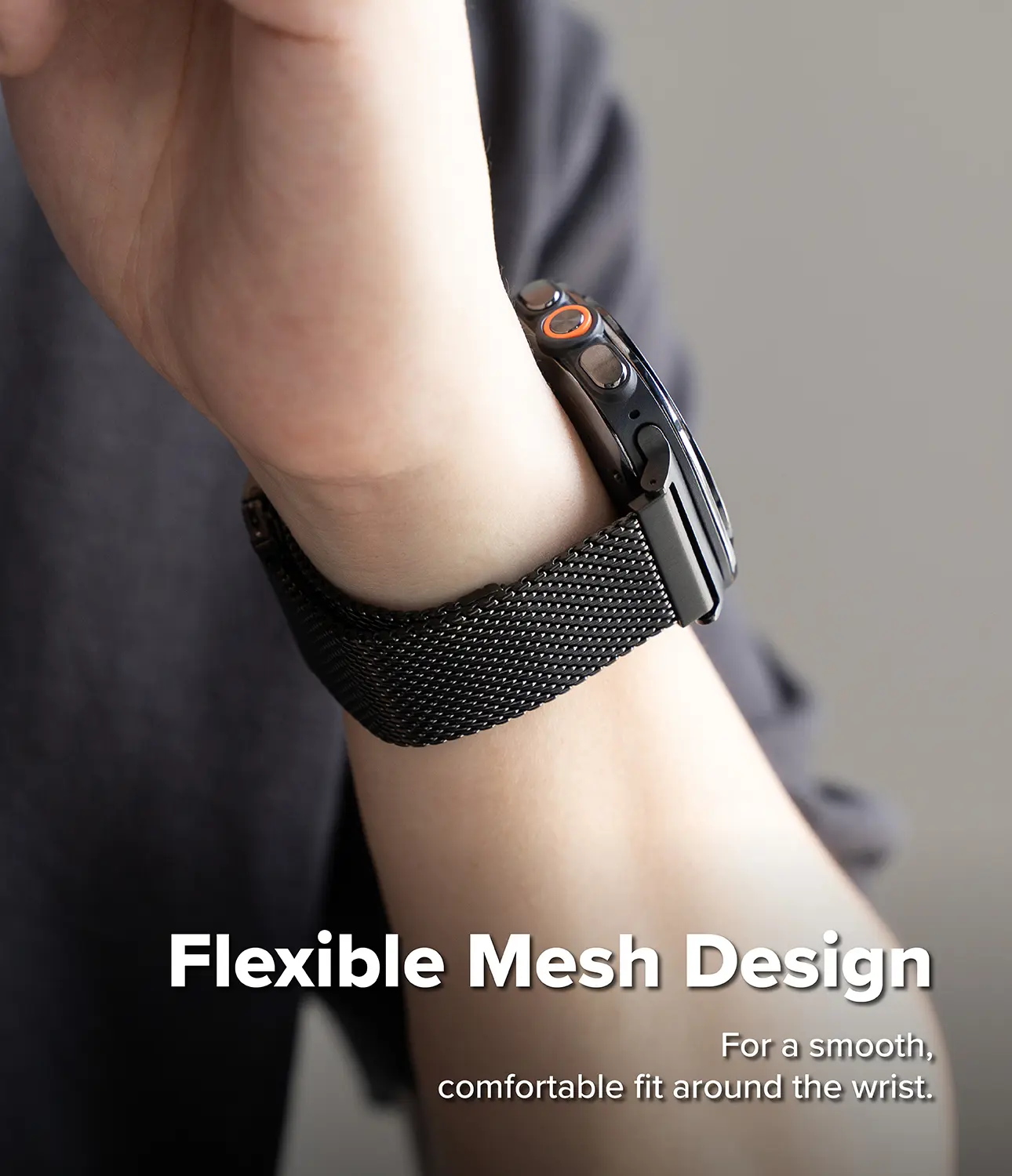Metal One Mesh Armband Samsung Galaxy Watch Ultra 47mm Black