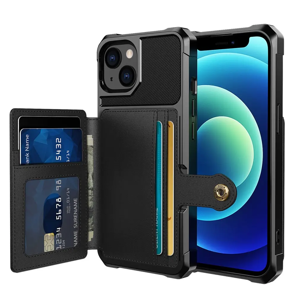 Tough Multi-slot Case iPhone 13 Svart