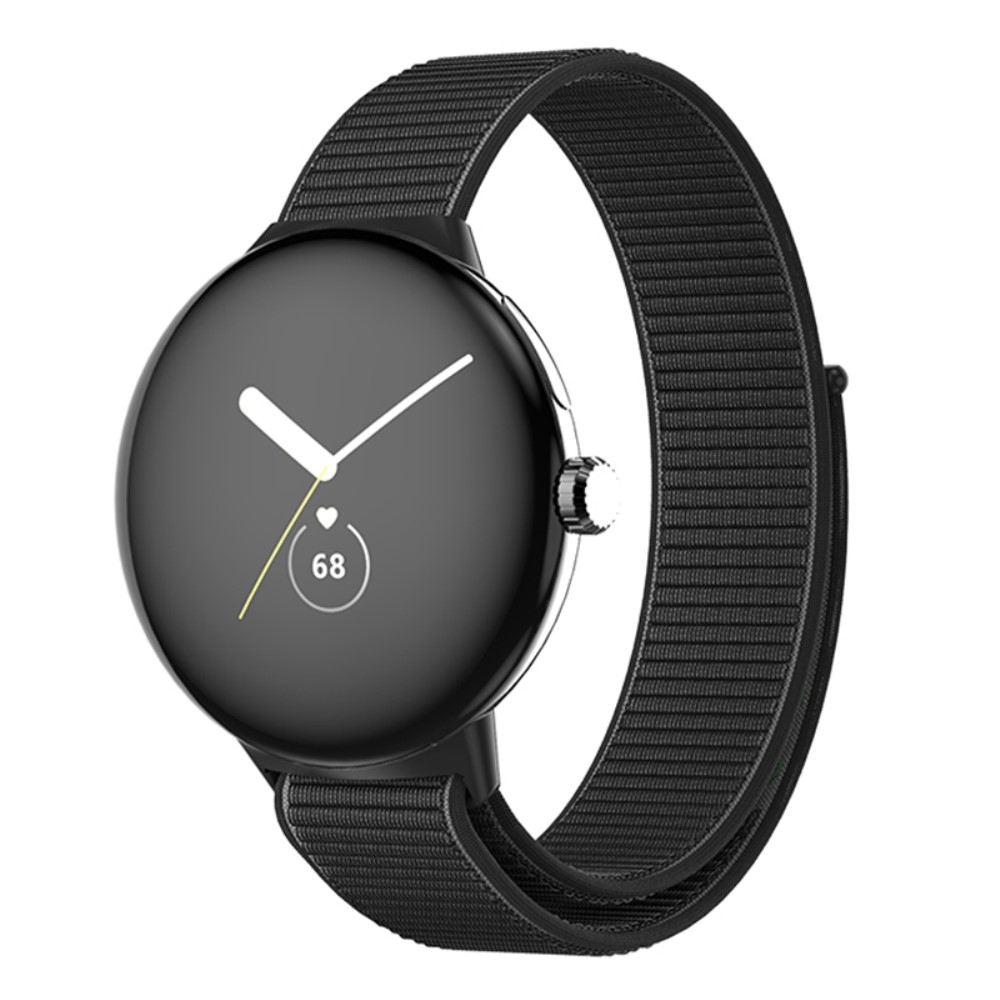 Nailonranneke Google Pixel Watch Musta