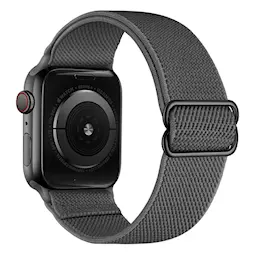 Elastiskt Nylonarmband Apple Watch Ultra 49mm 1st Gen Grå
