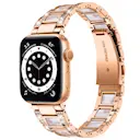 Diamond Bracelet Apple Watch Series 11 42mm Rosegold Pearl