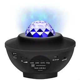 LED Galaxy-lampe, Svart