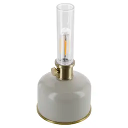 Ladattava LED-öljylamppu sisäkäyttöön 22 cm, Harmaa