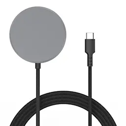 Qi2 15W MagSafe Langaton latausalusta jalustalla musta