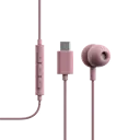 V3 Kablede hovedtelefoner USB-C Lyserød