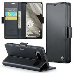 Google Pixel 8 Slankt RFID-lommeboketui, Svart