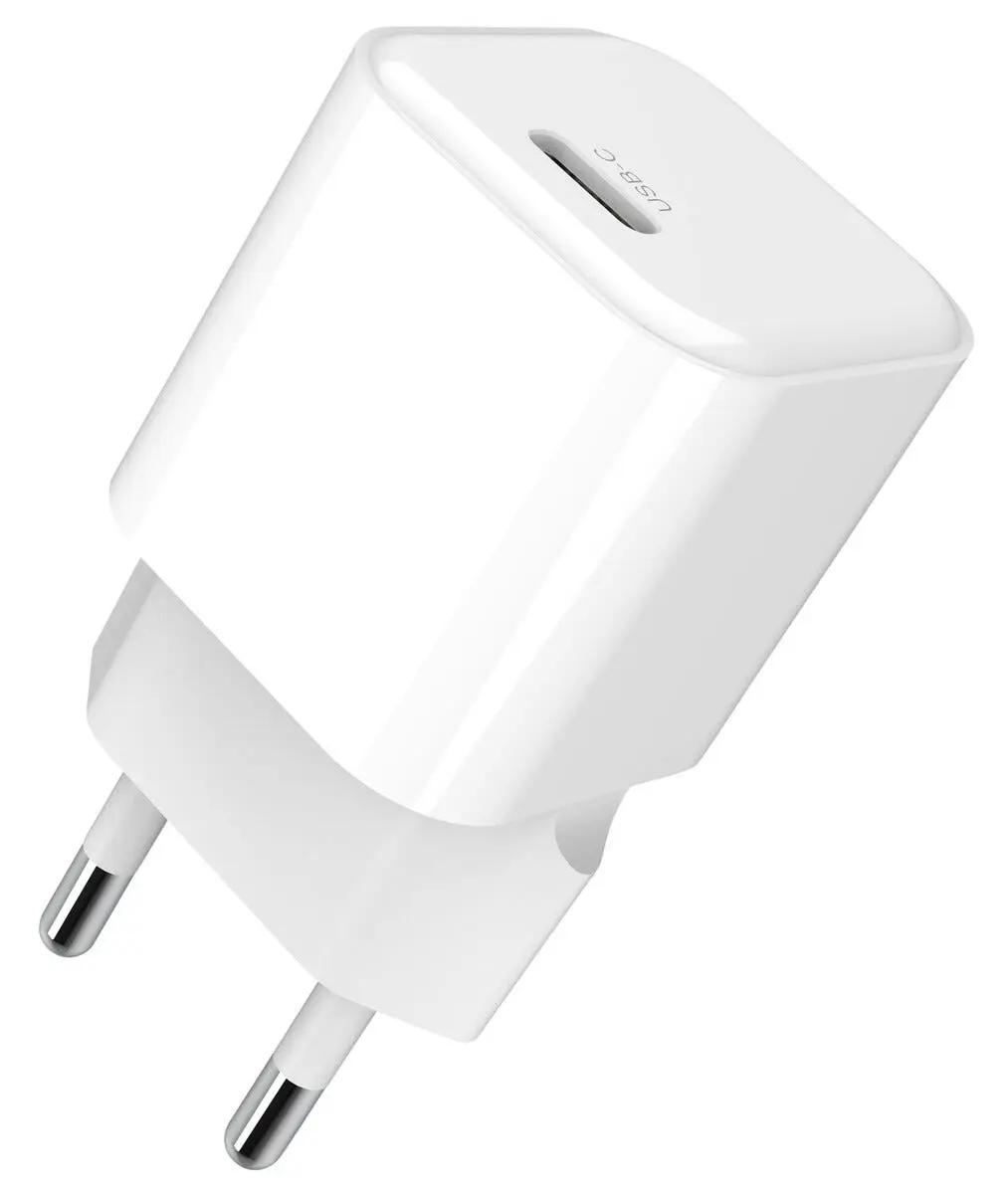 USB-C Väggladdare 20W PD Vit