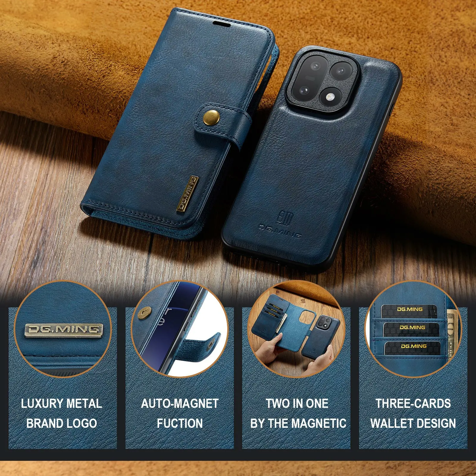 Magnet Wallet  OnePlus 15 Blue