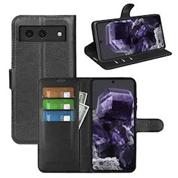 Google Pixel 8a Yksinkertainen puhelinkotelo, Musta