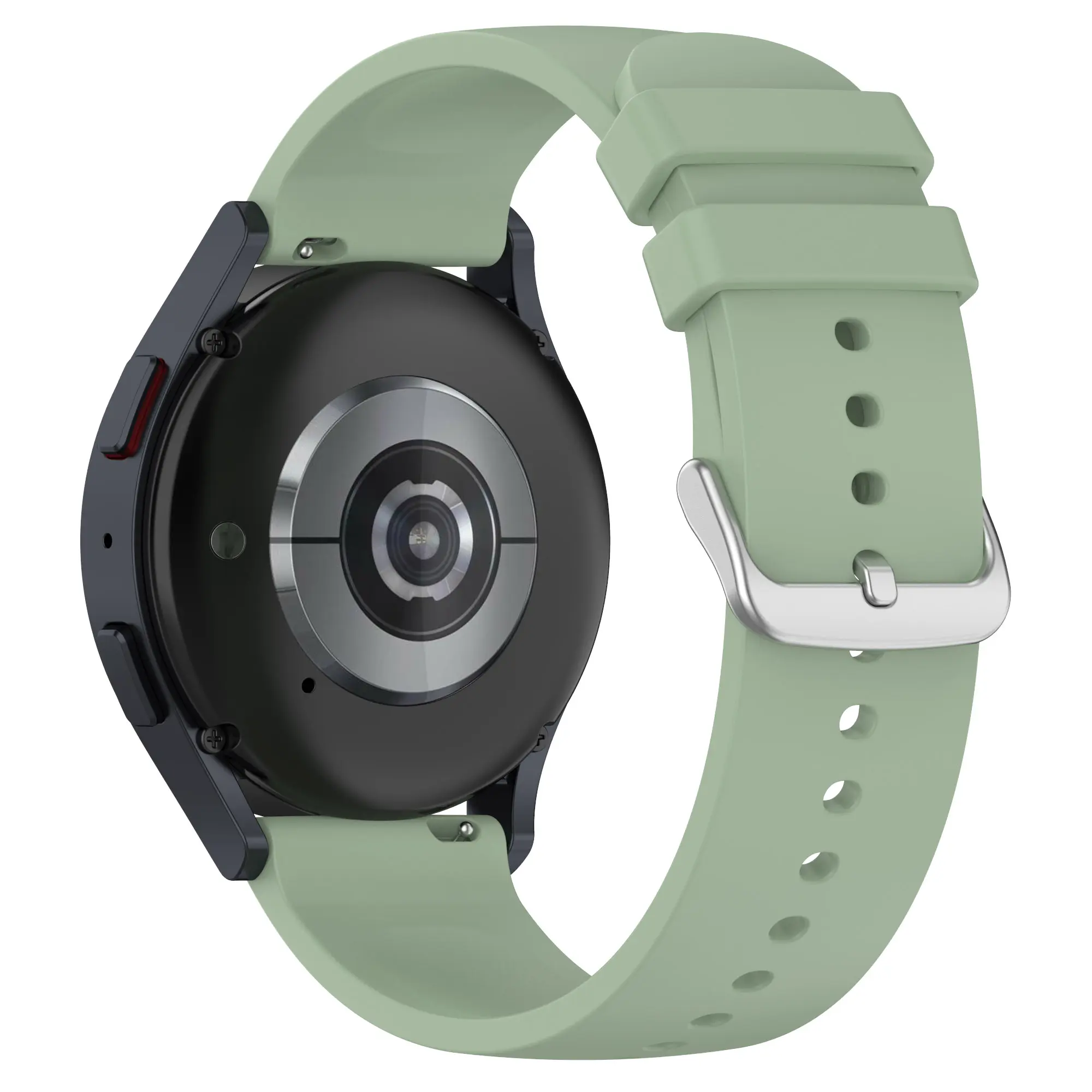 Silikonarmband Universal 22mm ljusgrön