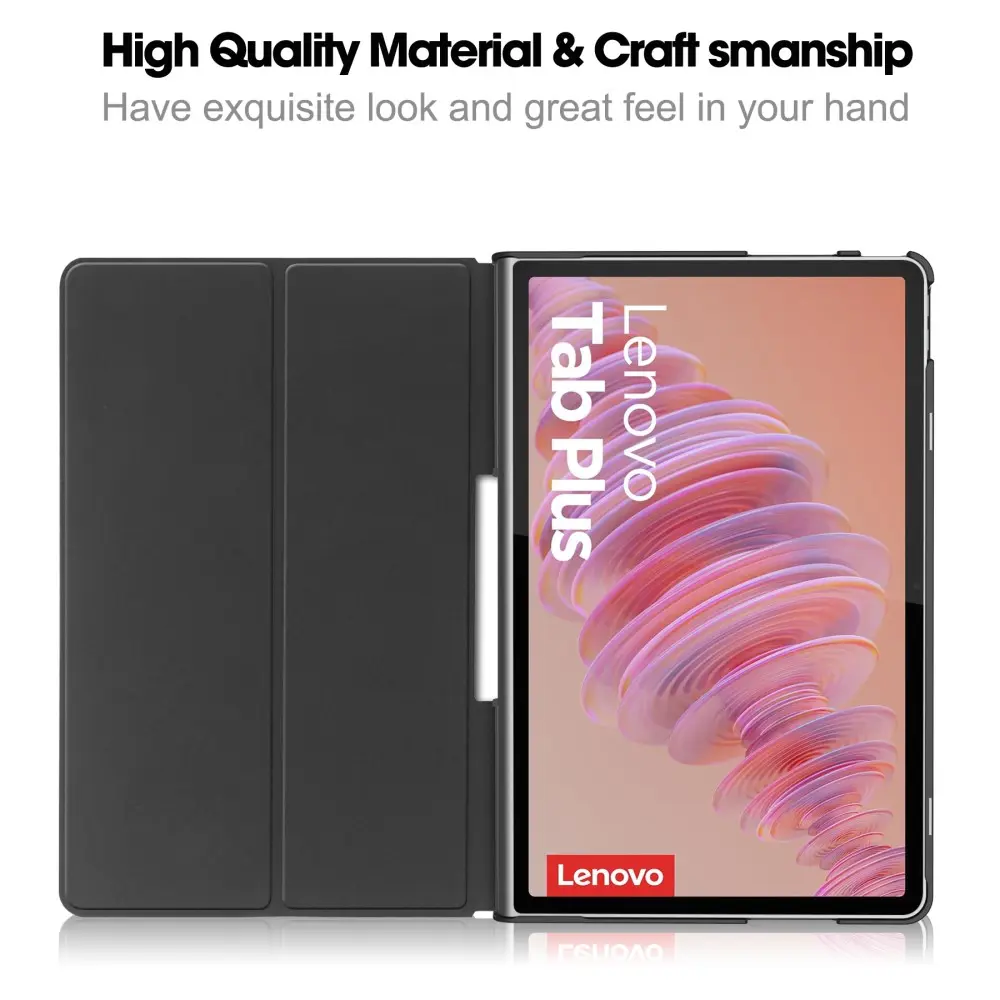 Fodral Lenovo Tab Plus svart