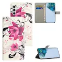 Mobilveske Samsung Galaxy S23 FE flowers