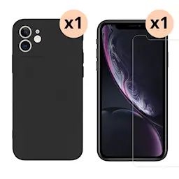 iPhone 11 Beskyttelsessæt TPU-cover og Skærmbeskyttelse