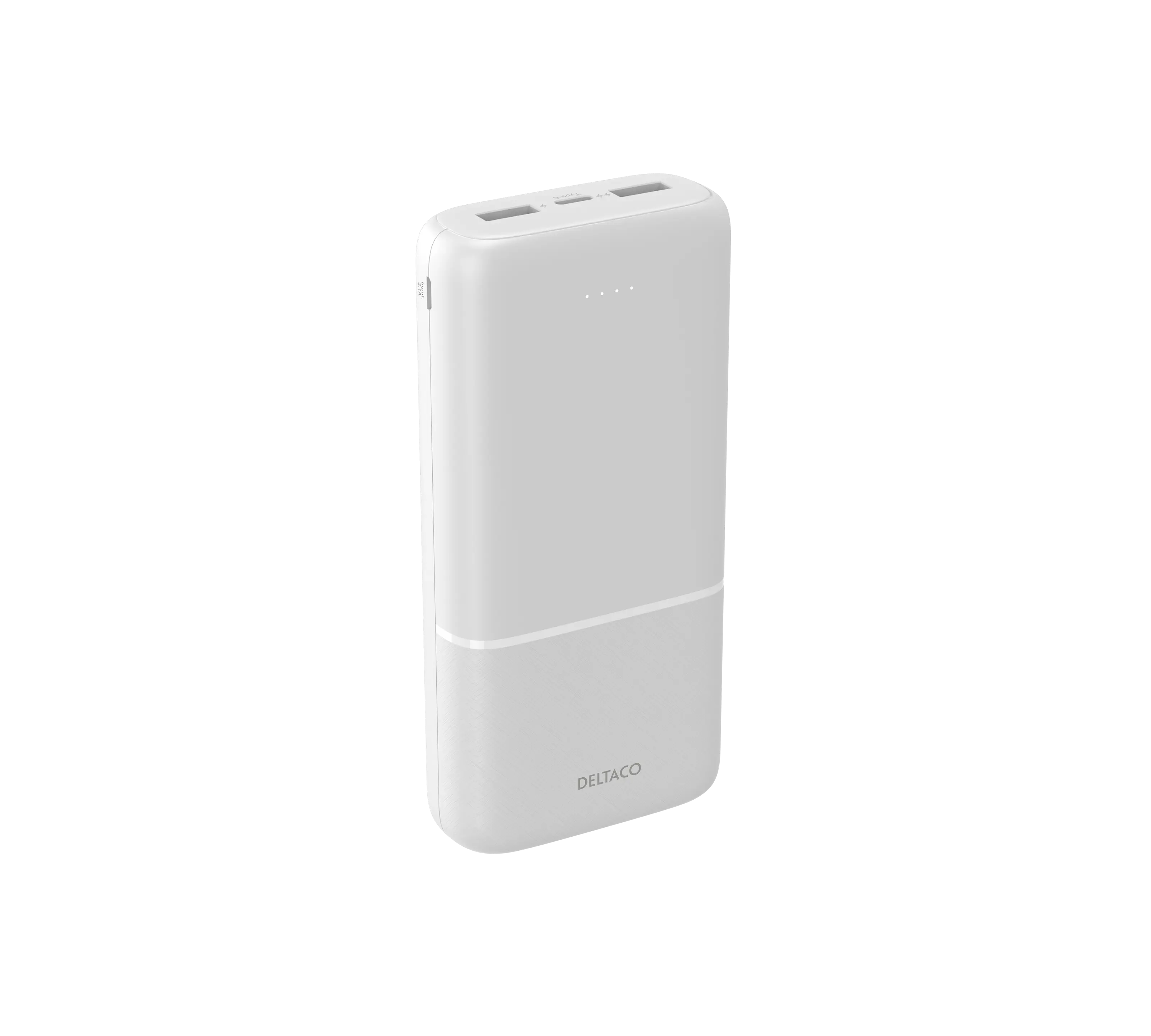 Powerbank USB-C + 2x USB-A 20000 mAh 10,5W Vit