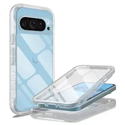 Full Protection Case Google Pixel 9 Pro Gjennomsiktig