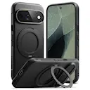 Google Pixel 11 Pro Onyx Ring Cover, Black