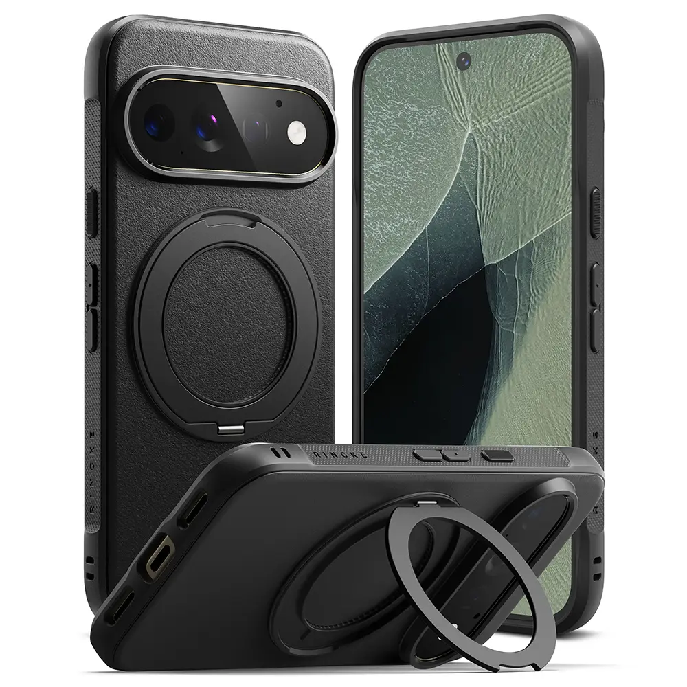 Google Pixel 11 Pro Onyx Ring Cover, Black