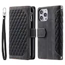 Pung Taske iPhone 13 Pro Quilted Sort