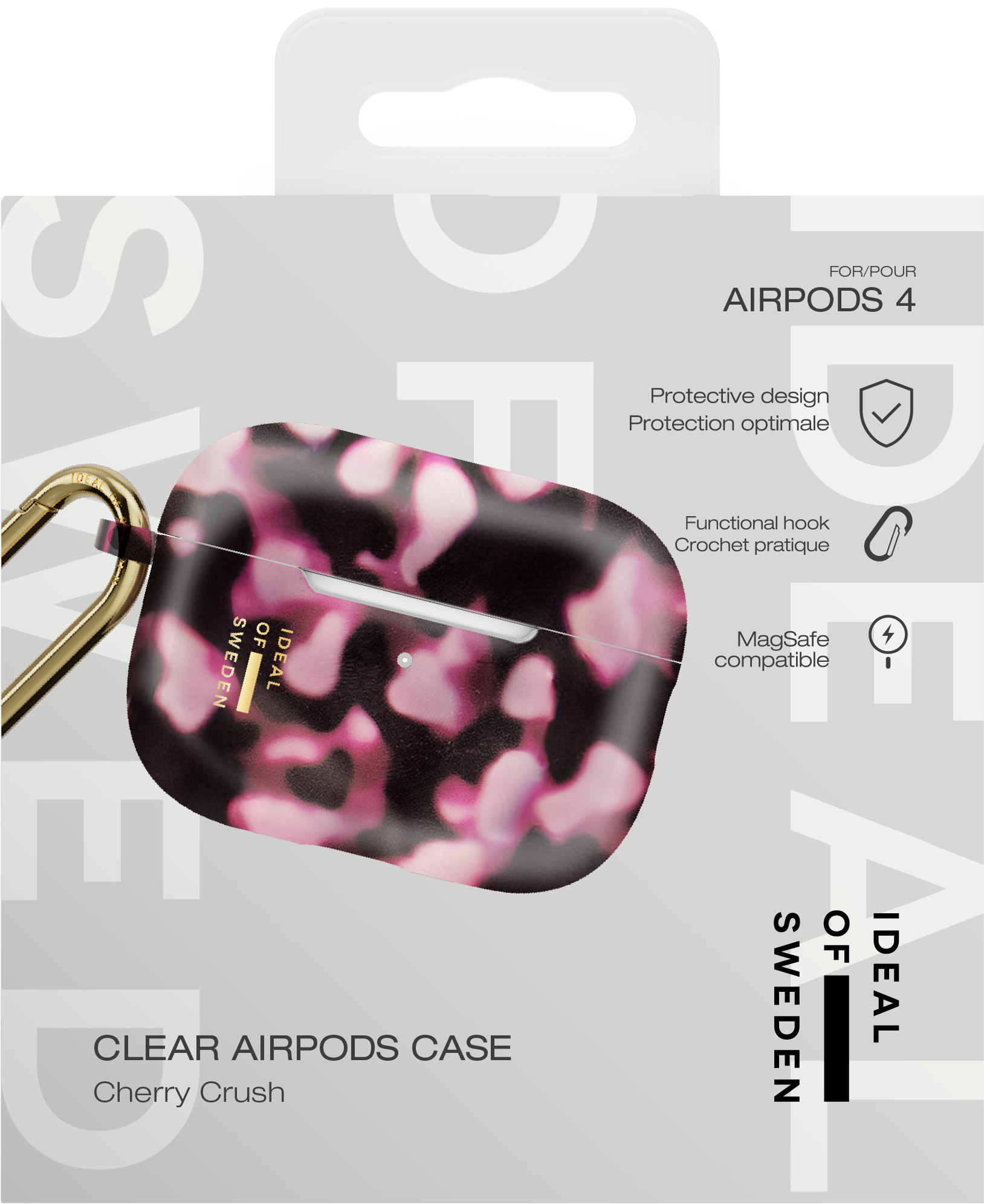 Clear Case Apple AirPods 4 Cherry Crush