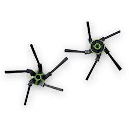 Sivuharjat 2-pack - sopii iRobot Roomba S9 Plus, Musta