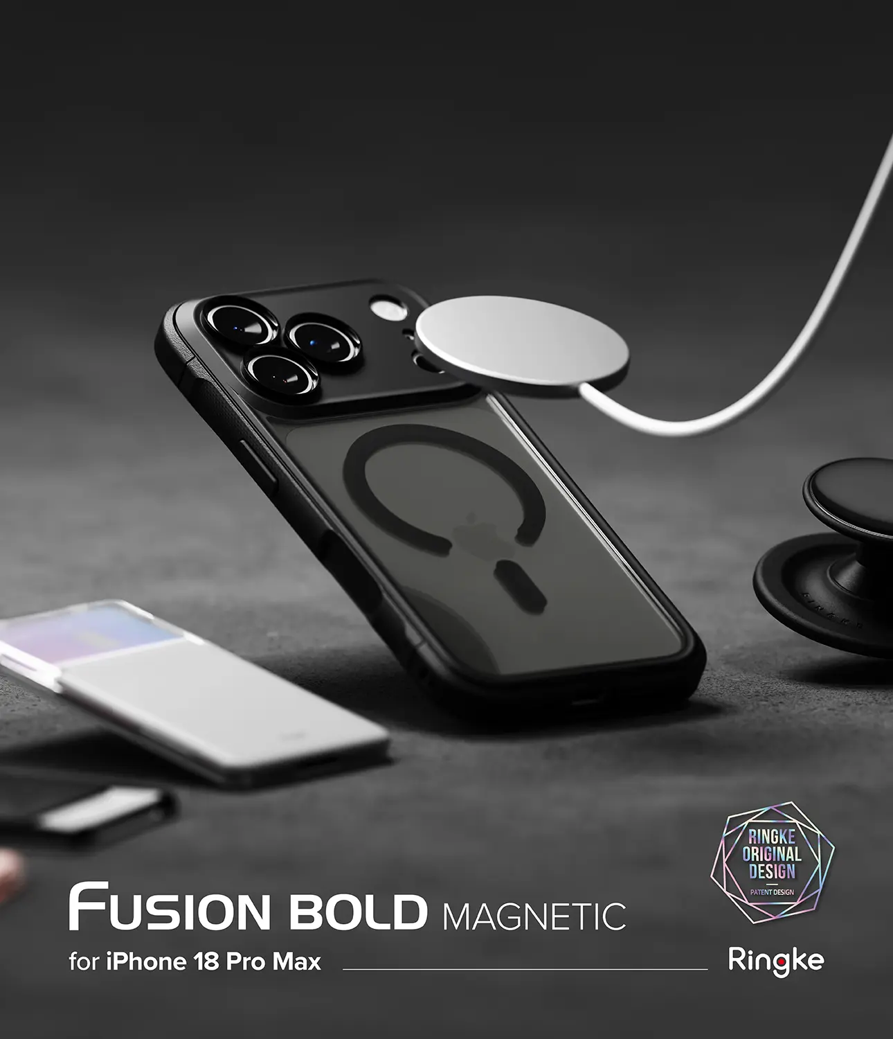 Fusion Bold Magnetic MagSafe Case iPhone 18 Pro Max Matte Black