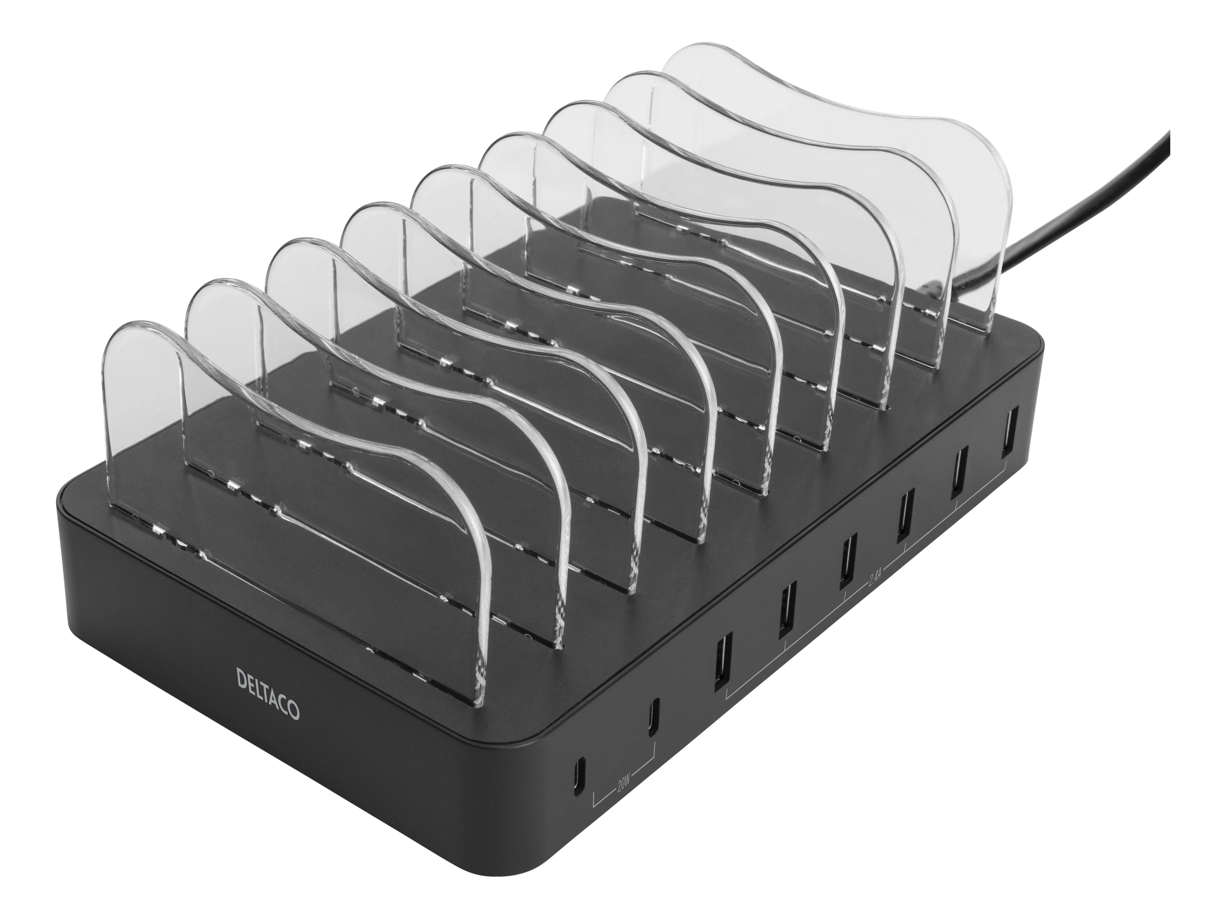 Laddningsstation 6x USB-A + 2x USB-C 75W