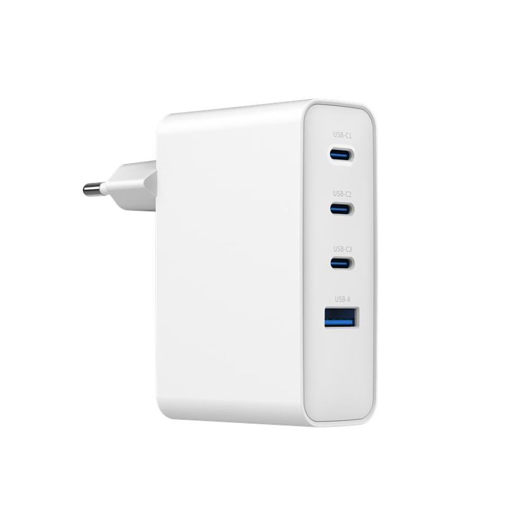 Snabbladdare 100W GaN 3 x USB-C + 1 x USB-A