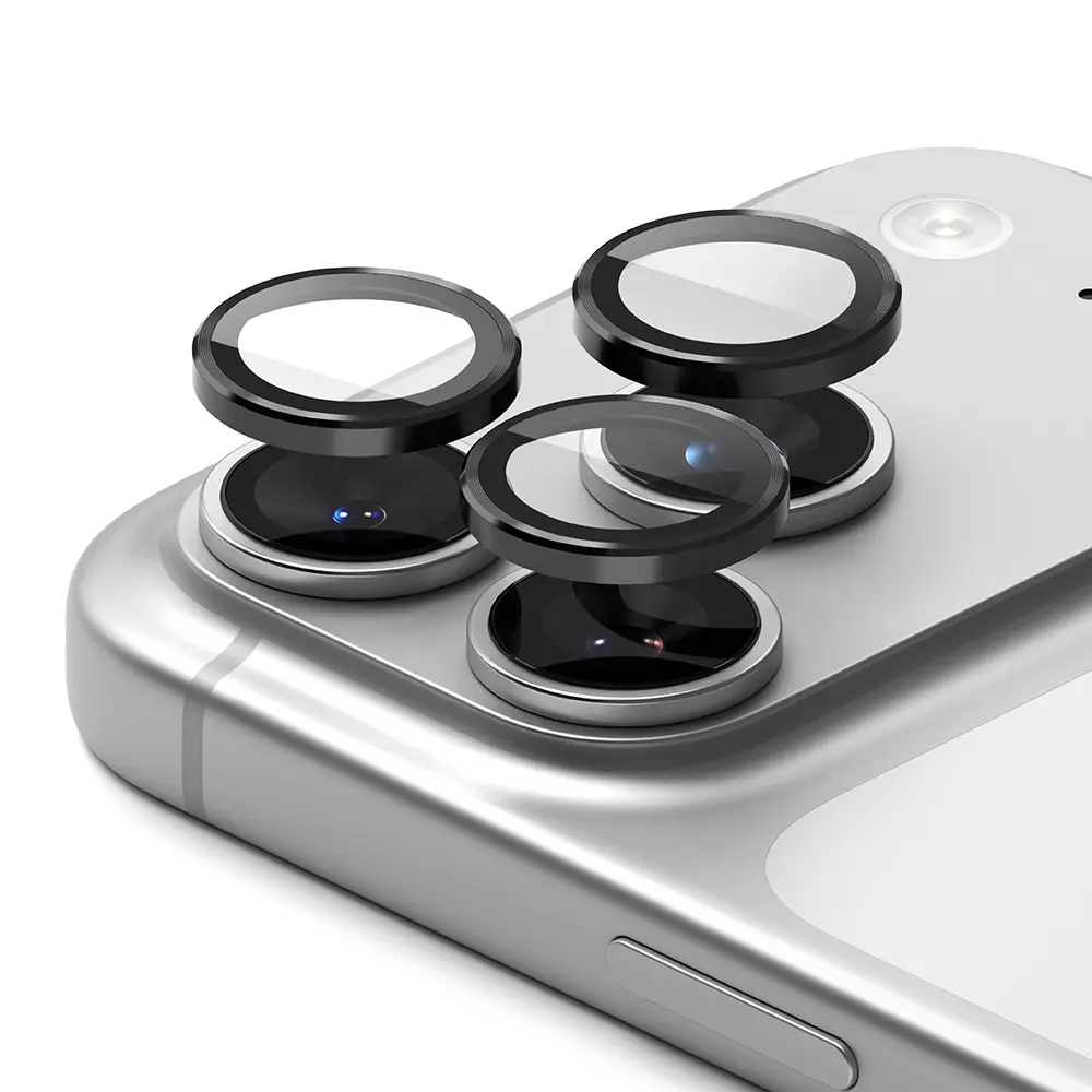 Camera Lens Frame Glass (2-pack) iPhone 18 Pro Black