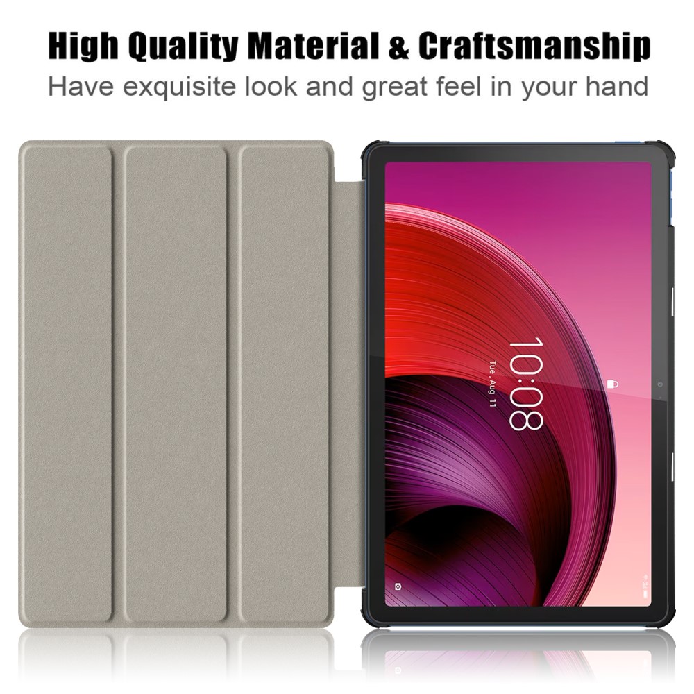 Fodral Tri-fold  Lenovo Tab M10 5G Svart