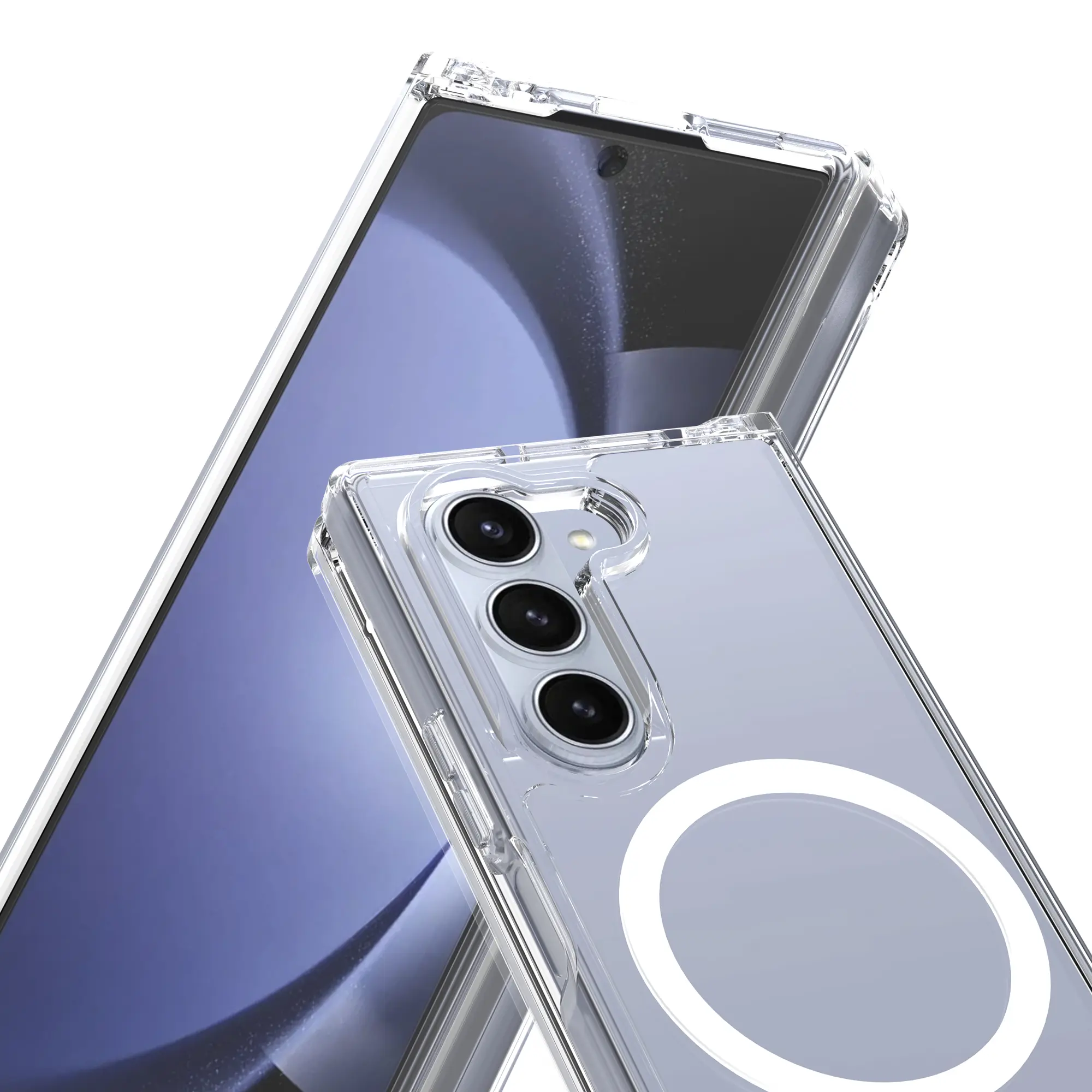Hybridskal MagSafe Samsung Galaxy Z Fold 6 Genomskinlig