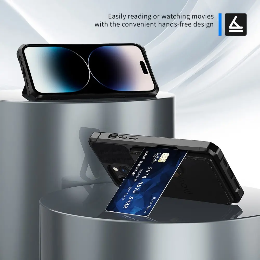 Tough Multi-slot Case iPhone 14 Pro Max Svart