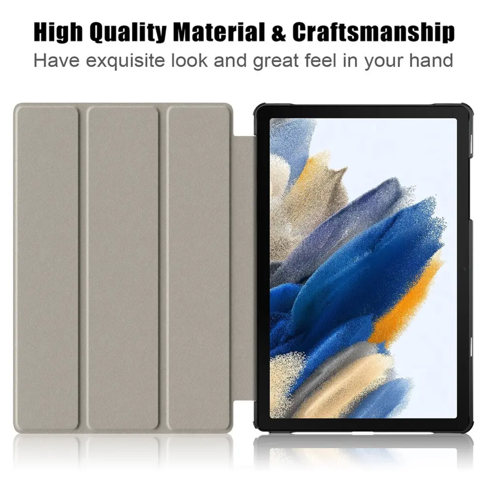 Fodral Tri-fold Samsung Galaxy Tab A9 Plus Grå