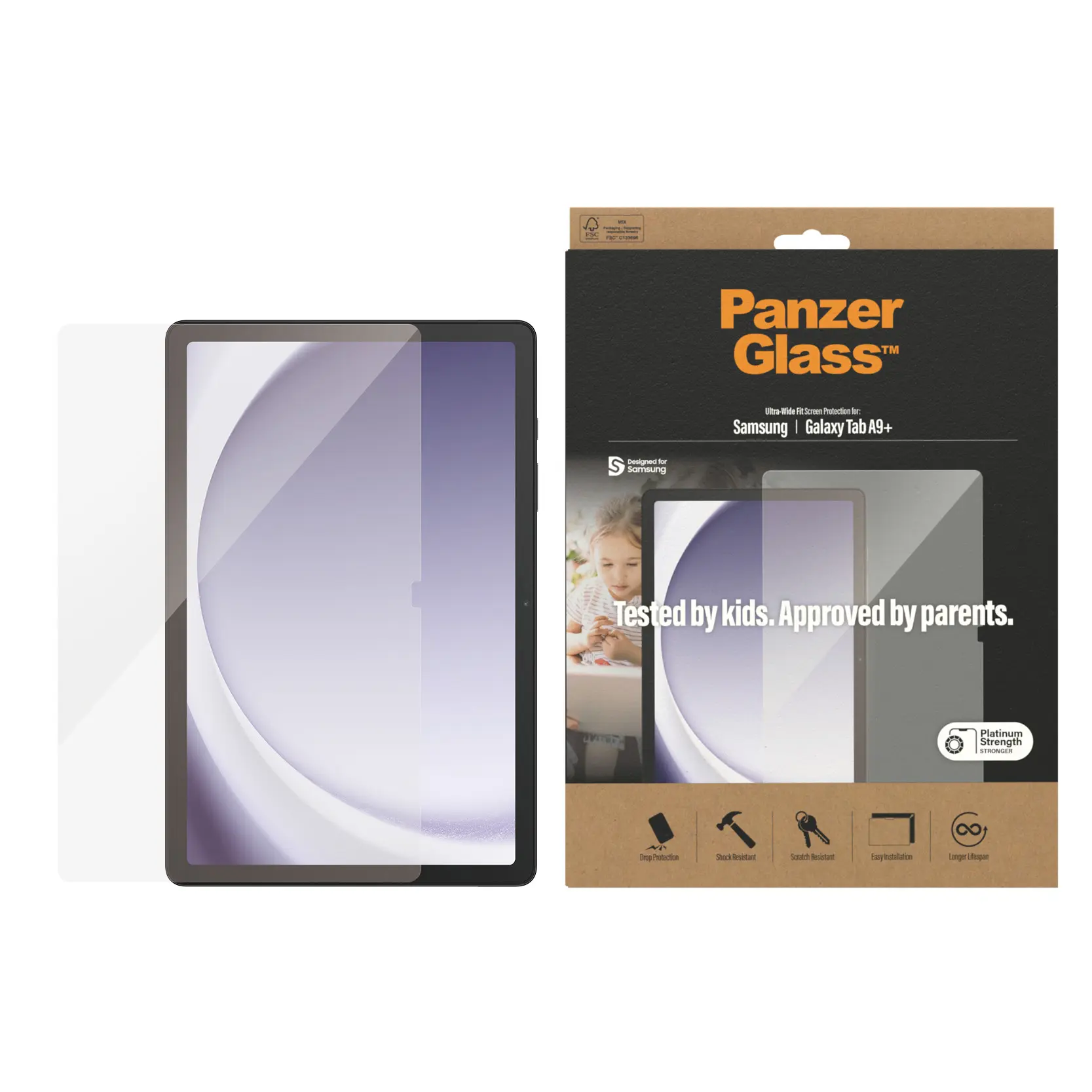 Samsung Galaxy Tab A11 Plus Screen Protector/Skærmbeskyttelse Ultra Wide Fit