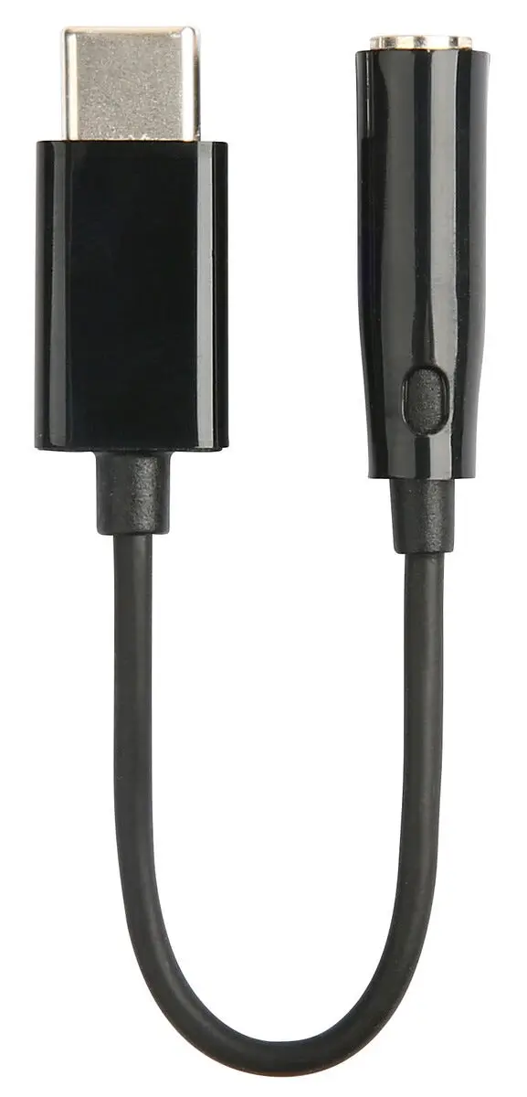 Hörlursadapter DAC USB-C till 3.5mm Svart