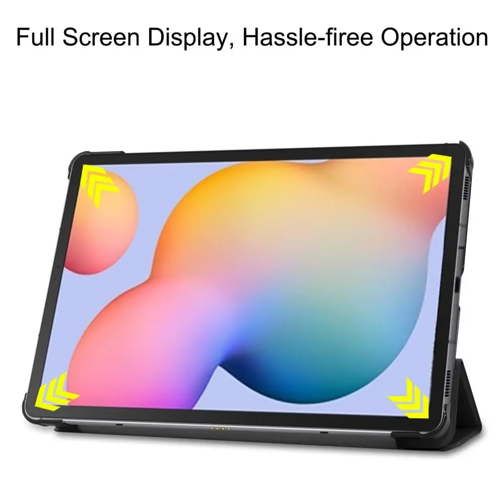 Fodral Tri-fold Samsung Galaxy Tab S6 Lite Svart