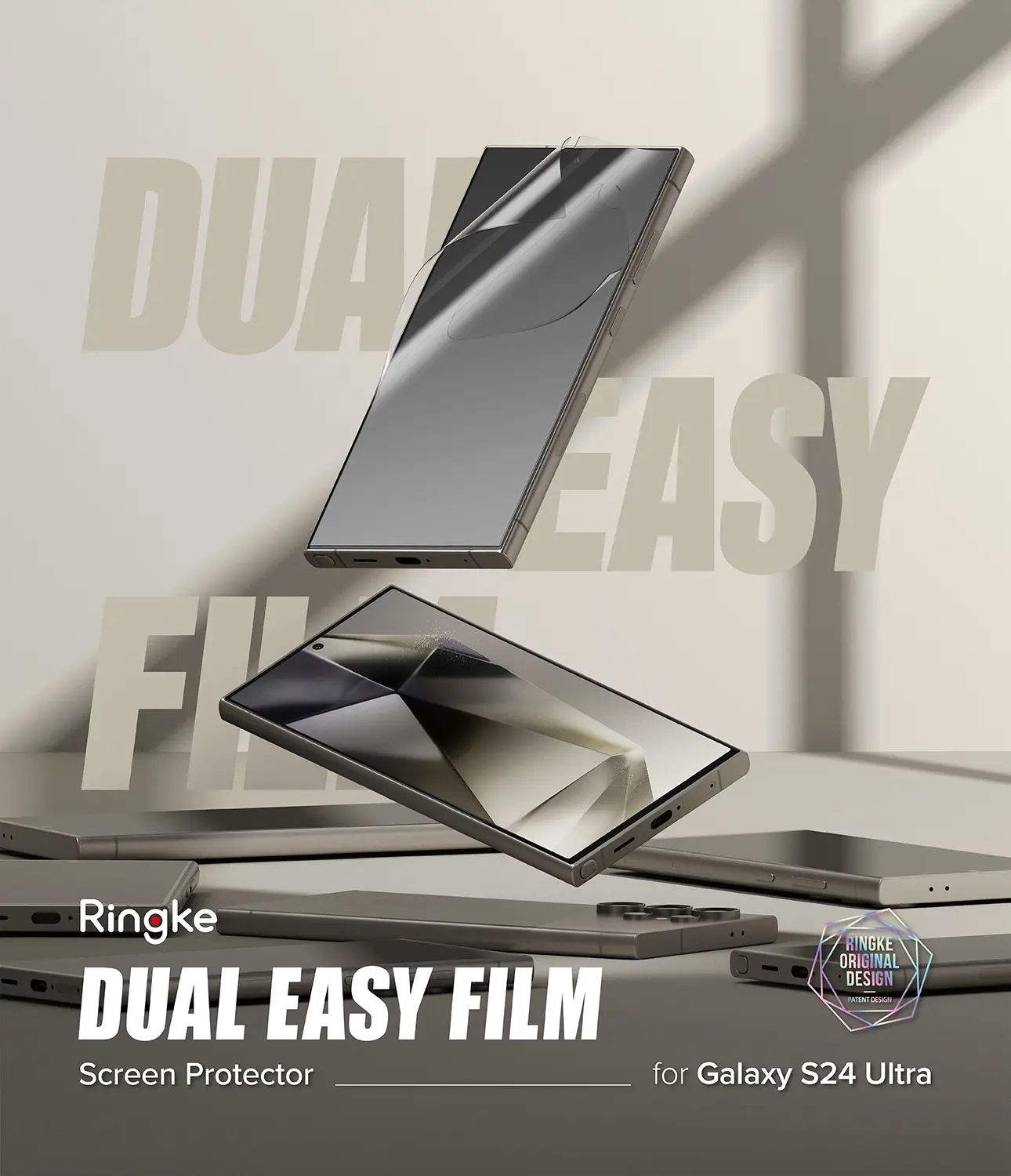 Dual Easy Screen Protector (2-pack) Samsung Galaxy S24 Ultra