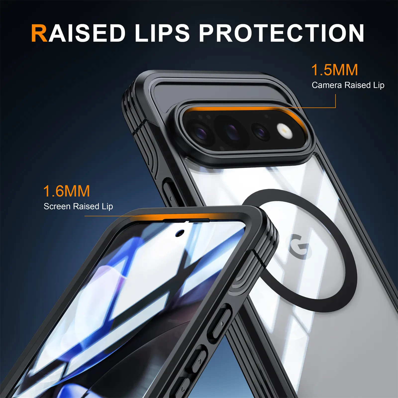 Full Protection MagSafe Case Google Pixel 11 Pro Svart