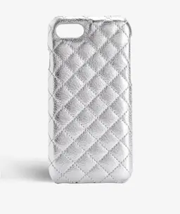 Cover iPhone SE 2020 Quilted Metallic Silver